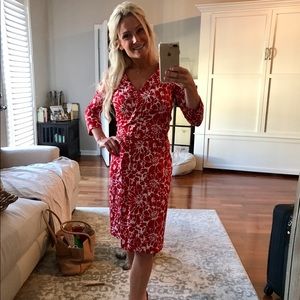 DVF Wrap Dress 💃🏼 - Red & White Print